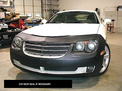 Lebra 2-Piece Front End Car Bra For Chrysler Sebring 1996-2000 - Black Car Mask Protection