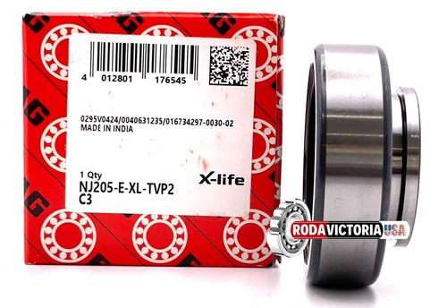 FAG NJ205 E XL TVP2 C3 Cylindrical roller bearing 25*52*15mm - Picture 3 of 6