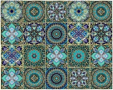 Peel and Stick Floor Tiles Stickers, 20 pcs 6” x 6” Adhesive Backsplash Tile