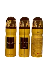 NUSUK TARAF AL OUD PERFUMED SPRAY 3 Packs 200 Ml Each 