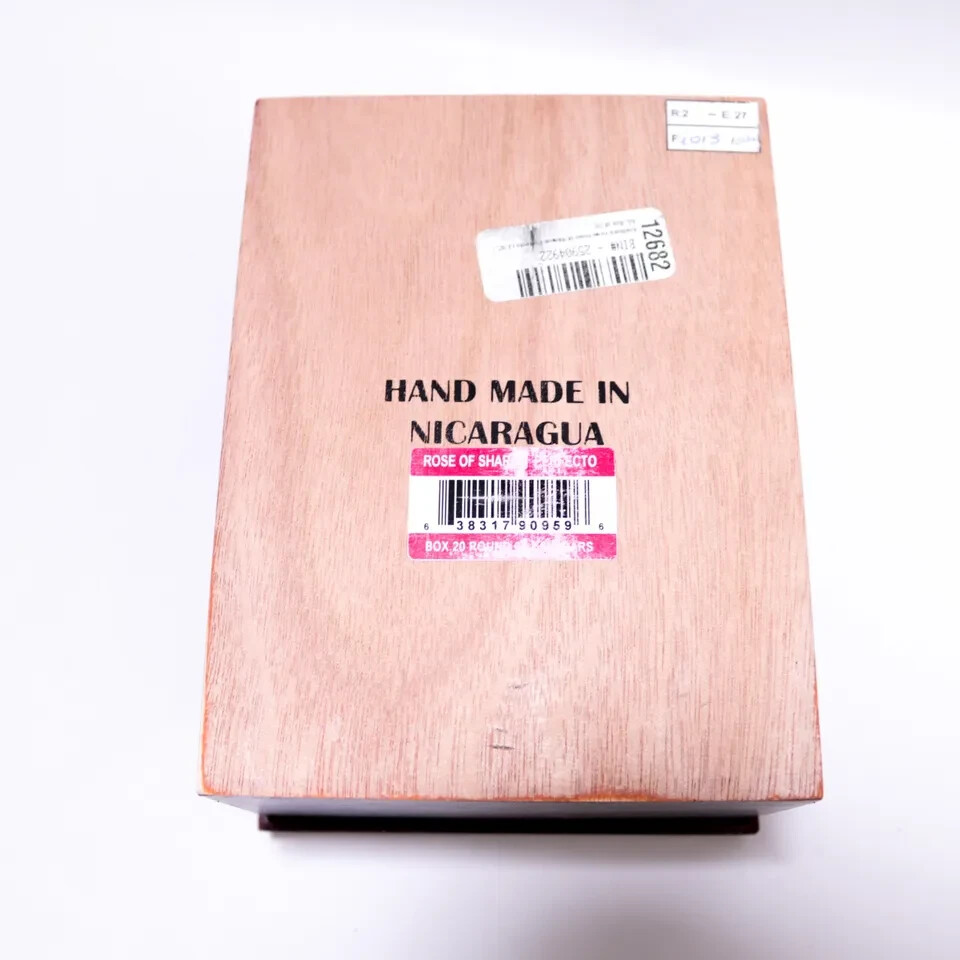 Southern Draw Perfecto Rose of Sharon Empty Wooden Cigar Box 6.5" x 5" x 4"