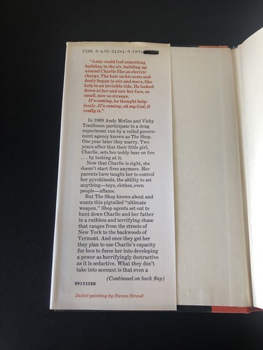 FIRESTARTER - STEPHEN KING ISBN 0-670-31541-9 - FIRST EDITION 7TH PRINT? - Picture 3 of 8