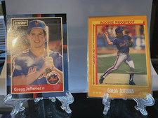 Gregg Jeffries 1988 Baseball Cards Score Rookie Prospect #645 and Donruss #657