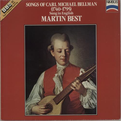 Songs Of Carl Michael... Martin Best UK vinyl LP record - Picture 1 of 1