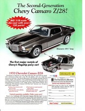 1970 Chevrolet Camaro Z28 Great Diecast Car Ad 1970 Chevrolet Camaro Z28 Great Diecast Car Ad