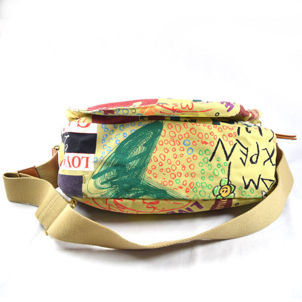 Vivienne Westwood Packaging Shoulder Bag Canvas Leath… Gem