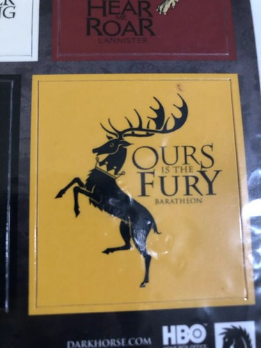 New Sealed Game Of Thrones Sigil Magnet Set - Picture 4 of 5