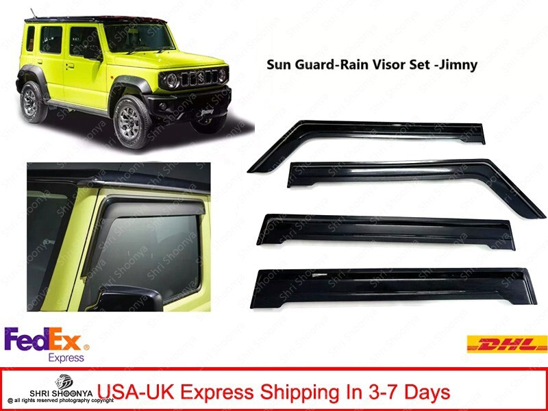 し〜 For Suzuki JIMNY JB64 / JB74 19-on Window Visor Vent Shade Rain