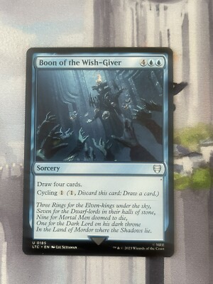MTG - Boon of the Wish-Giver - 0185