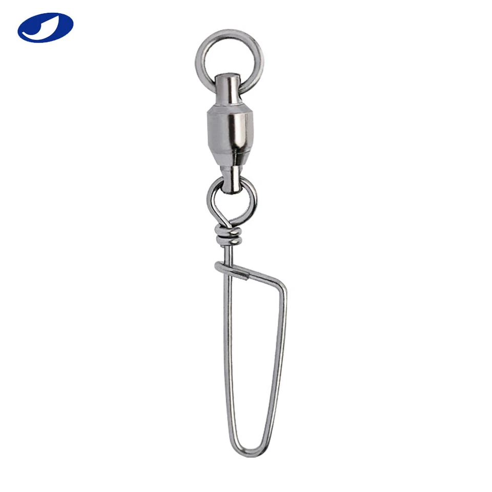 Ball Bearing Swivel with Coast Lock Swivel Snap Fishing Tackle Connectors - Image 3 of 4