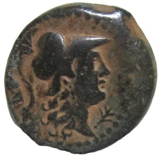 CILICIA, SELEUCIA AD CALYCADNUM. AE 24. CIRCA 2nd - 1st CENTURY BC. ATHENA/NIKE.