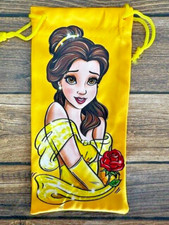 Soft Eye Sunglasses Yellow Accessory Pouch Pull Top Portable Princess Belle Rose