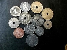 ancient coins of      Belgium - Belgique - Belgie    1864  to  1945  VF