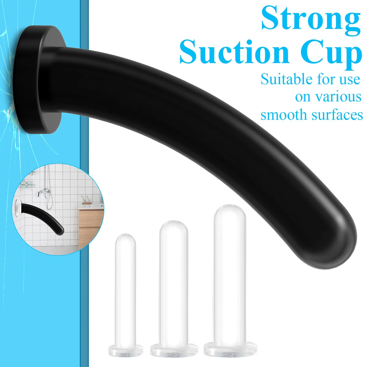 Lot De 3 Godes Réalistes En Gel/Silicone Avec Ventouse - Double Stimulation