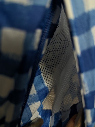 MARNI x UNIQLO HTF Hand-Paint Print Packable Windbreaker Men's Jacket S Blue - Picture 4 of 14