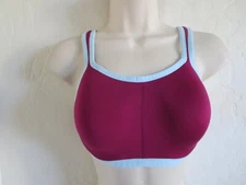 NATORI 32D #731050 YOGI SPORTS UNDERWIRE BRA, SANGRIA/ SKY, NWT, $68