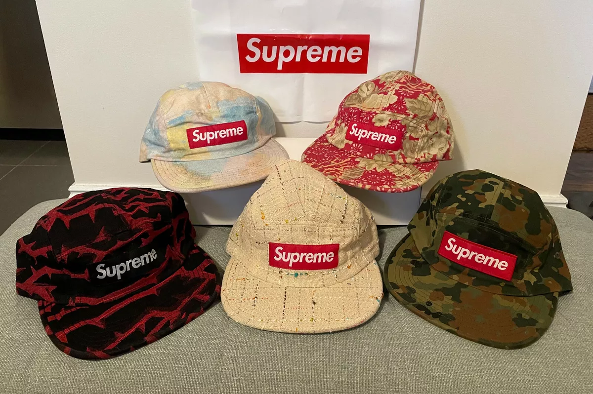 Louis Vuitton Men's Hat Supreme x Limited Edition 5 Panels Camouflage Cap