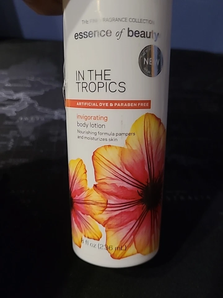 Essence Of Beauty Loción Corporal Vigorizante - In The Tropics 8 OZ Nuevo de Lote Antiguo Foto 4 de 4
