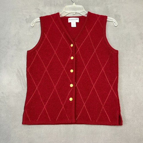 Vintage Pendleton Sweater Vest Women 