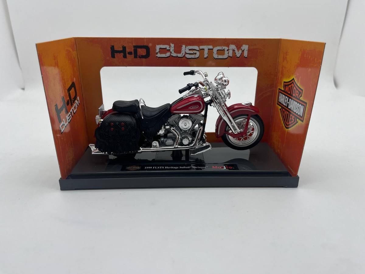 Maisto Harley-Davidson FLSTS Springer 黒赤 Maisto Harley-Davidson FLSTF Springer 黒赤
