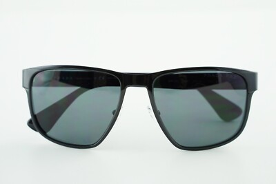SPR 55S Prada 7AX-5Z1 Polished Black/Polarized Grey 55-17-140 3P