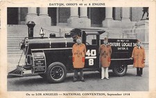 J65/ Dayton Ohio Postcard c1938 Voiture Locale Steam Loco Convention 72