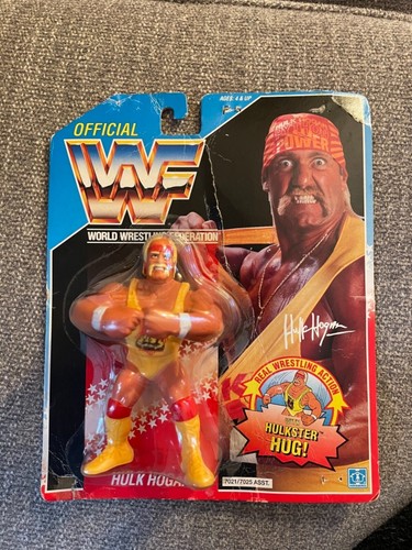 WWF HASBRO HULK HOGAN,HULKSTER, WWE, SERIES 2 MOC ...