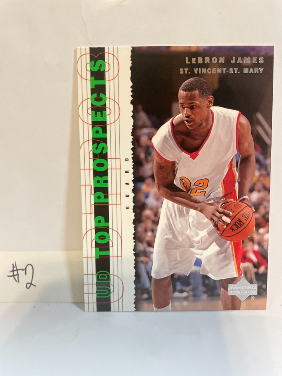 Lebron James Upper Deck top prospects 2003-04 card #60 Nba