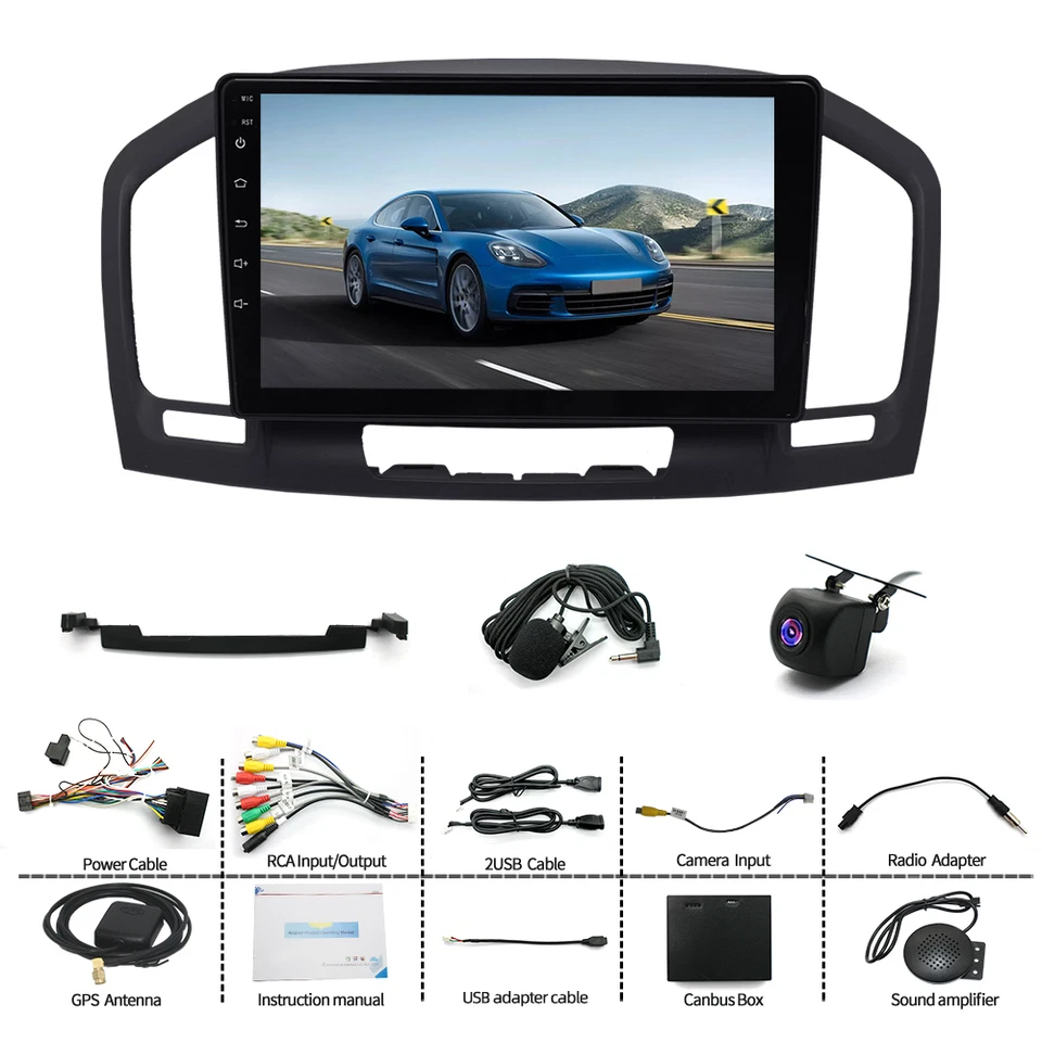 Для Buick Regal 2009-2013 автомобильное радио Apple Carplay GPS навигатор стерео камера Android 13 - Изображение 3 из 4