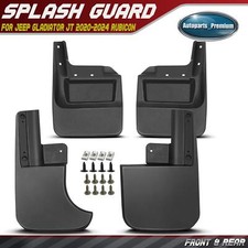 4x Front Rear Mud Flaps Splash Guards For Jeep Gladiator Jt 2022-2024 Rubicon