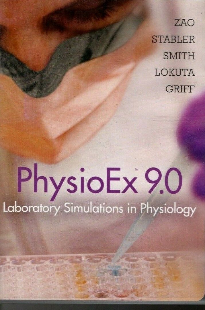 PHYSIOEX 9.0 LABORATORY SIMULATIONS IN PHYSIOLOGY ZAO STABLER  (thin case dvd)