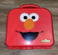 Elmo On The Go ABC Alphabet Letters Red Carrying Case Sesame Street Complete