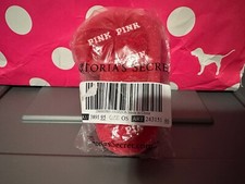 Victoria's Secret PINK Candy Cane Loofah Bath Sponge Shower Red White NWT