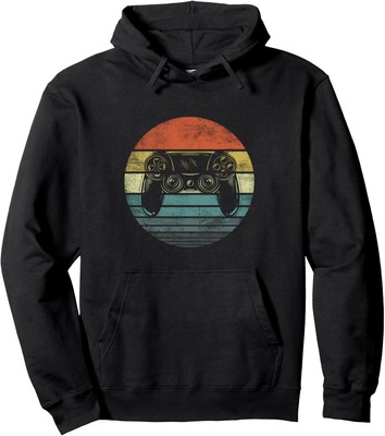 Video Gamer Gifts Funny Retro Video Game Controller Gaming Pullover Hoodie
