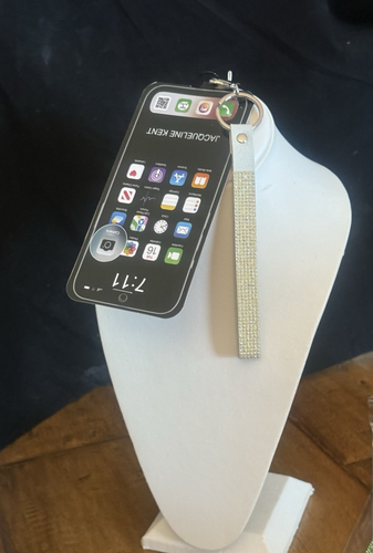 Jacqueline Kent Rose Collection Phone Wrist Strap yellow iridescent - 第 3/4 張圖片