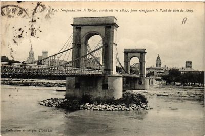 CPA AVIGNON - Profil der 1842 erbauten Hängebrücke über die Rhone (511626)