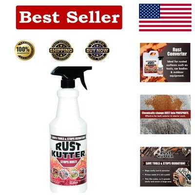 32oz Multi-Surface Rust Converter - Ideal Solution for Cars, Tools, Equipment