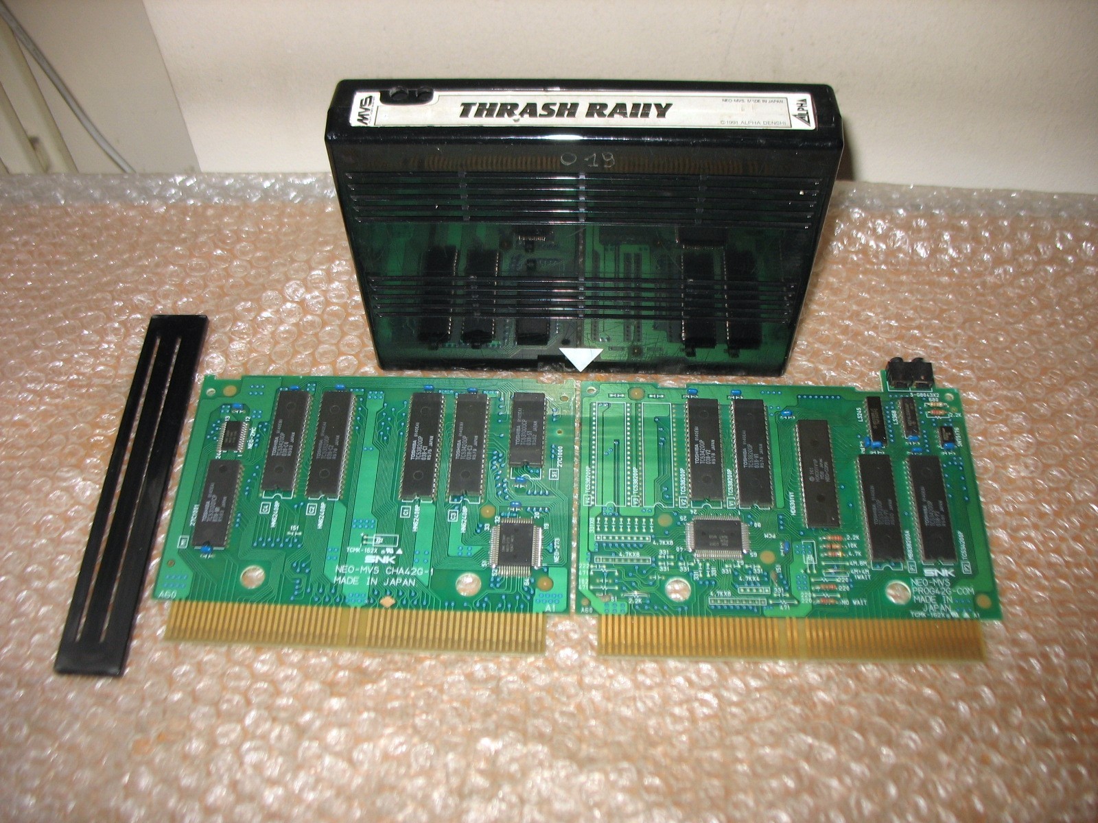 THRASH RALLY NEO GEO MVS CART 100% ORIGINAL SNK!