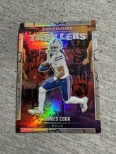 2024 Panini Rookies & Stars Thrillers James Cook #T-JCK Silver Prizm Bills