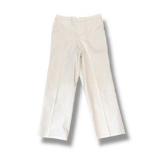 Vintage White Elastic Waist Pants