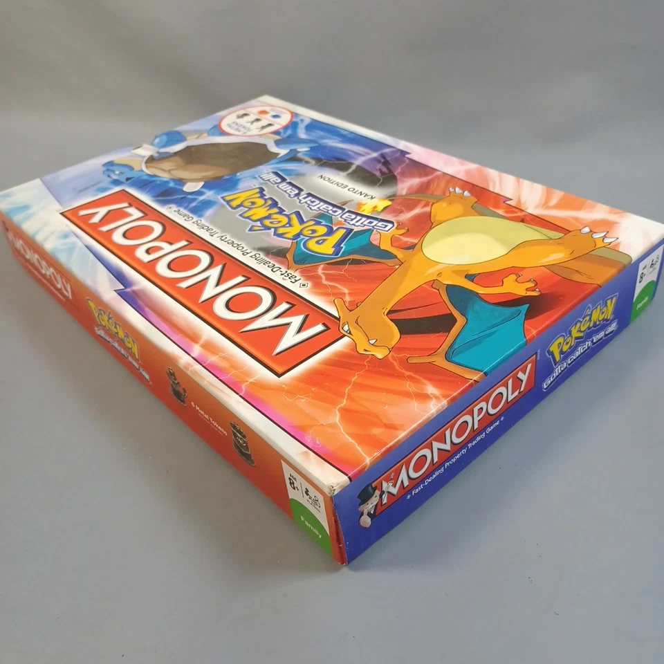 MONOPOLY POKEMON KANTO EDITION 100% Complete Hasbro Games Excellent Condition - Image 4 of 4