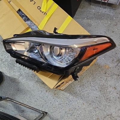 INFINITI Q70 HEADLIGHT LEFT DRIVER SIDE 2015 TO 2019 LED OEM NO AFS