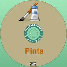 Latest New Release Pinta Drawing Painting Image Editing APP Software Windows DVD