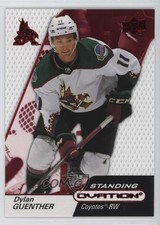 2023-24 Upper Deck Ovation Standing Ovation Red 14/100 Dylan Guenther #26