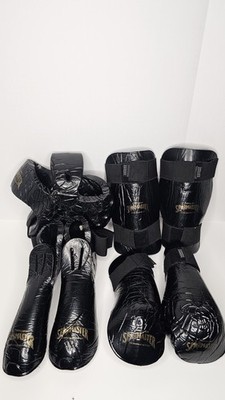 Tiger Claw Sparmaster Black Martial Arts Protective Gear Set