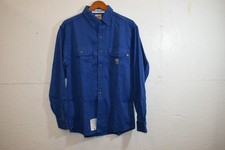 Carhartt FR Flame-Resistant Cat 2 Work Shirt Blue M