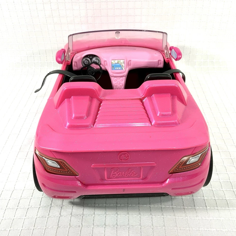 Coche Convertible Mattel Barbie Rosa y Negro Glam Dream Juguete Excelente Estado Foto 2 de 4