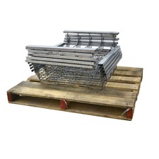  Lot of 10 Steel Heavy Duty Wire Mesh Cable Raceway Tray 25" x 22.5" x 5"
