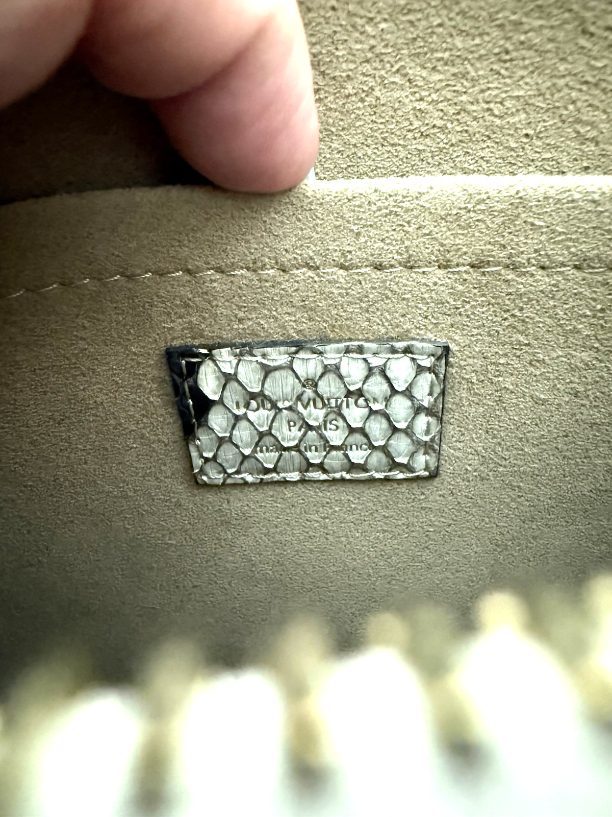 Louis Vuitton Python Daily Pouch Monogram Emprein… - image 13