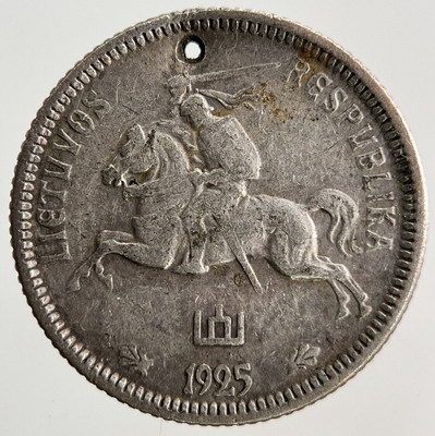 Silbermünze Litauen 1 Litas 1925 | feine Sammlerqualität
